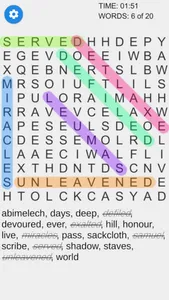 Bible Word Search Puzzle screenshot 0