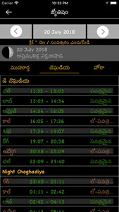 Telugu Calendar - Panchang screenshot 2