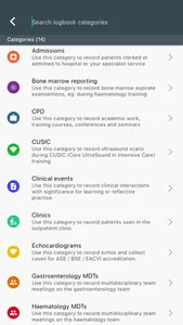 Logitbox medical logbook screenshot 2