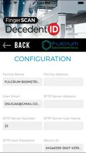 FingerSCAN DecedentID screenshot 2