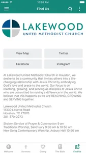 Lakewood UMC Houston screenshot 2