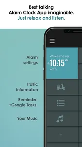 TalkClok. Talking alarm clock. screenshot 0