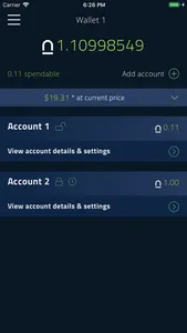 ndau wallet screenshot 2