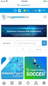 Smart DNA MyGenomeBox screenshot 2