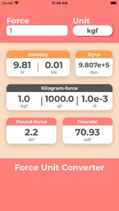 Force Unit Converter screenshot 0