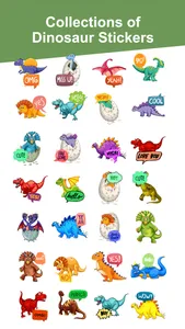 Dinosaur & Text Sticker Emojis screenshot 4