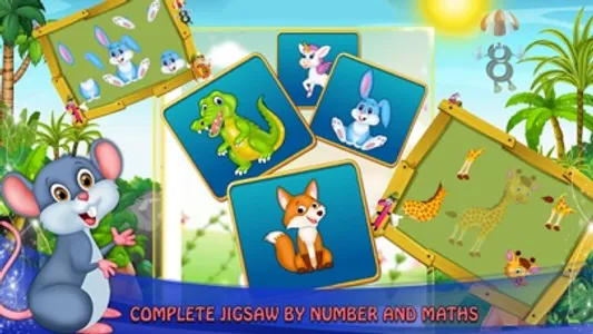 Animal Jigsaw with Basic Maths screenshot 2