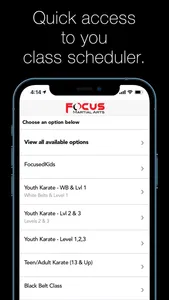 Focus Martial Arts screenshot 2