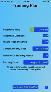 Training Plan - Basic screenshot 0