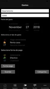 Gastos diarios screenshot 3