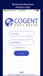 COGENT Cozy Resto Analytics screenshot 0