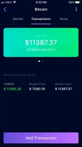 Lambo Crypto Portfolio Tracker screenshot 3