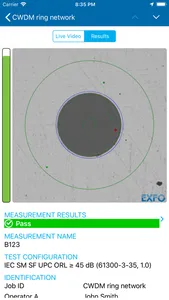 EXFO TestFlow screenshot 3