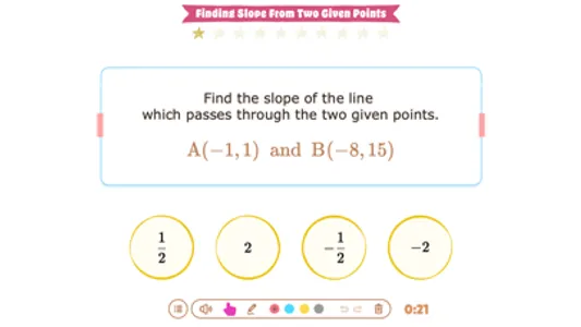 Finding Slope Four Ways screenshot 6