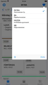 Skolschema – enkelt, smidigt screenshot 3