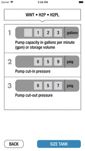 Flexcon Industries Tank Sizing screenshot 3