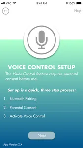 Voice Control Set Up screenshot 1