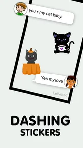 Animated Black Catmoji GIF screenshot 2