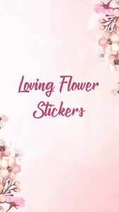 Loving Flower Stickers screenshot 0