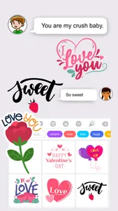 Just Romantic Stickers Pack screenshot 3