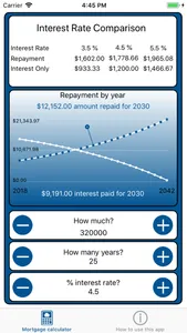 Mortgage calc screenshot 1