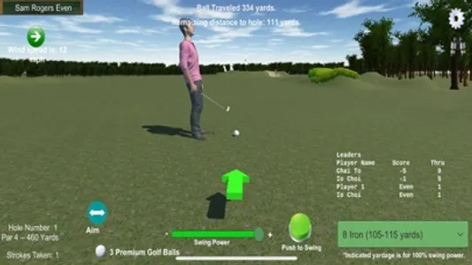 Titan Golf screenshot 1