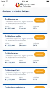 Microempresas APP screenshot 2