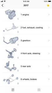 Car parts for Seat diagrams screenshot 4