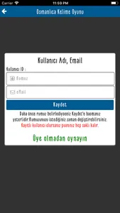 Osmanlıca Kelime Oyunu screenshot 0