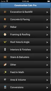 Construction Calc Pro 6 screenshot 0
