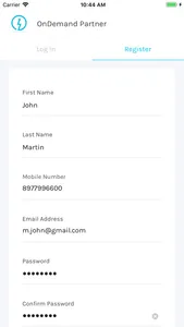 OnDemand Partner App screenshot 1