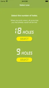 Simple Golf Counter screenshot 0