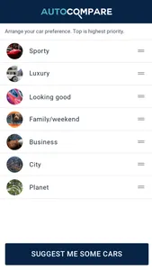 AutoCompareApp screenshot 1