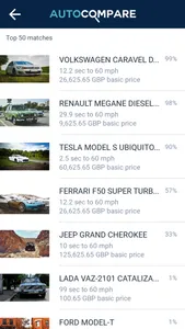 AutoCompareApp screenshot 2