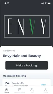 Envy Hair and Beauty screenshot 0