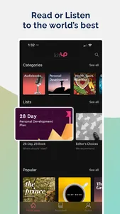 kitUP: Self Growth & Podcasts screenshot 2