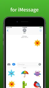 Weather Stickers & emoji screenshot 2