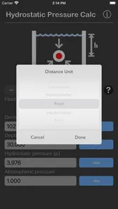 Hydrostatic Pressure Calc screenshot 4