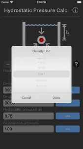 Hydrostatic Pressure Calc screenshot 8