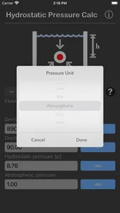 Hydrostatic Pressure Calc screenshot 9