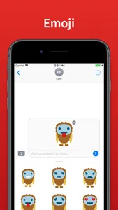 Yeti Emojis Stickers for text screenshot 1