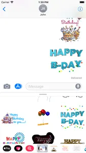 birthday animated stickers screenshot 6