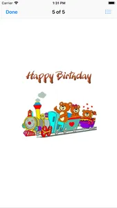 birthday animated stickers screenshot 8