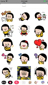 MiMi - Little Girl Stickers screenshot 1