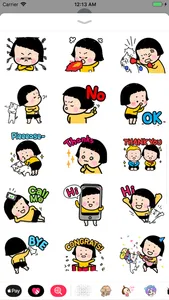 MiMi - Little Girl Stickers screenshot 3