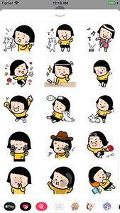 MiMi - Little Girl Stickers screenshot 4