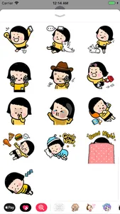 MiMi - Little Girl Stickers screenshot 5