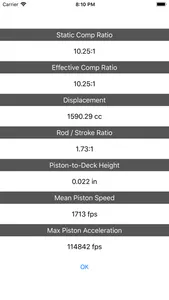 Compression Calculator screenshot 1