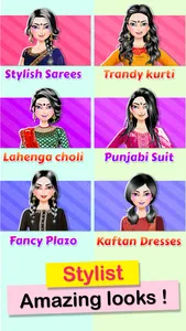 Indian Fashion - Stylist Girl screenshot 1