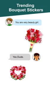 Watercolor Bouquets Stickers screenshot 1